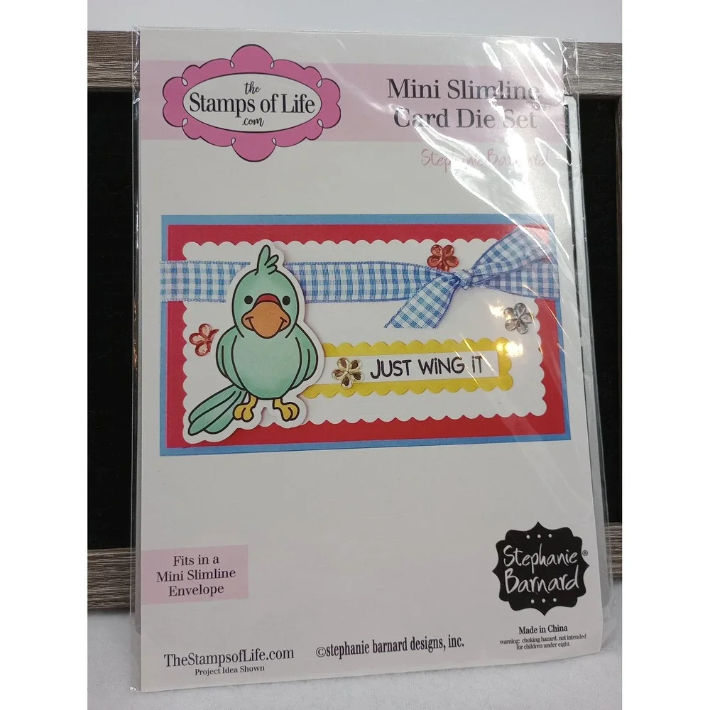 The Stamps of Life Mini Slimline Card Die Set